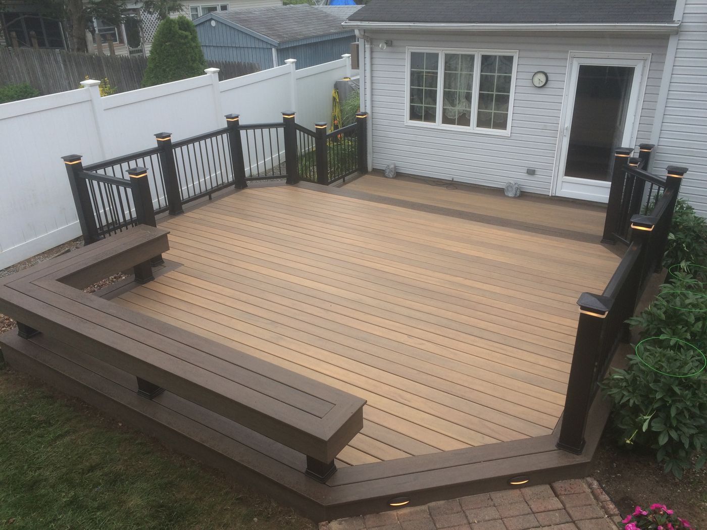 Composite Deck, Bench and Step Lights