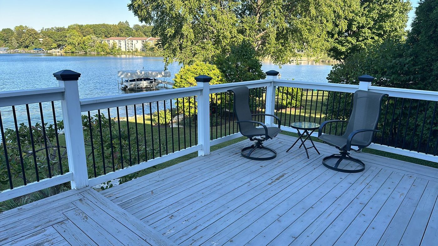 Deck with Lake View