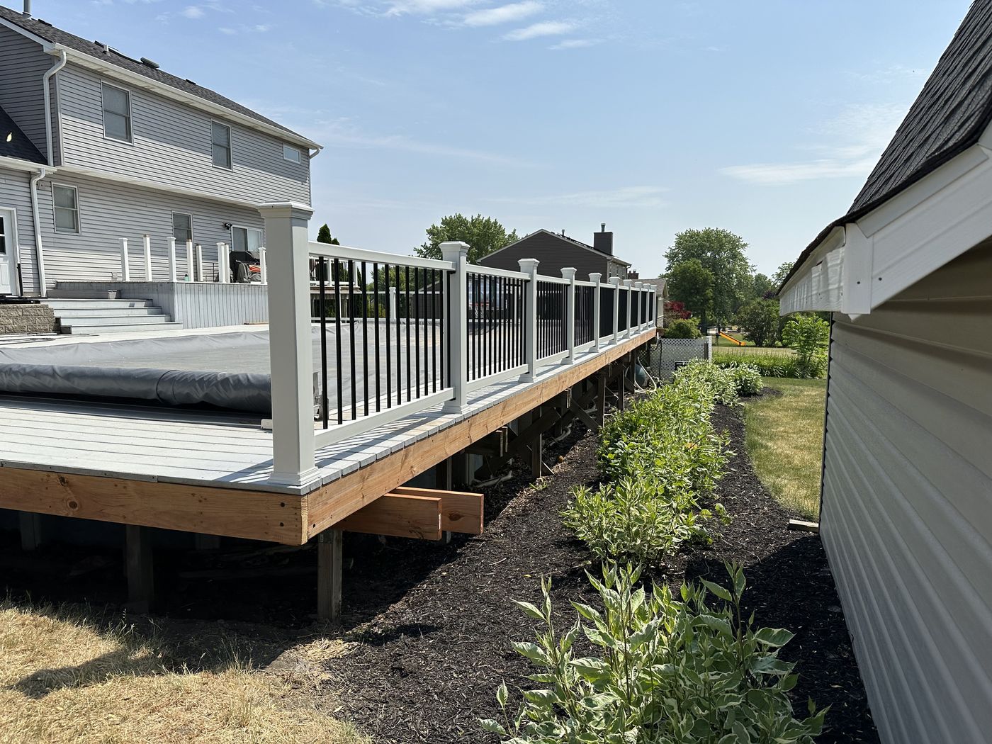 Long Deck Run with Railings