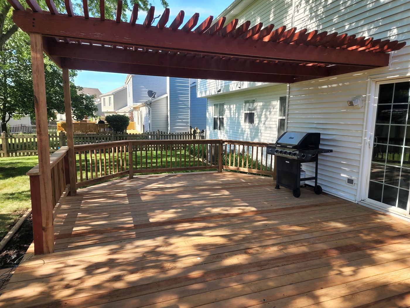 Pergola Over Deck